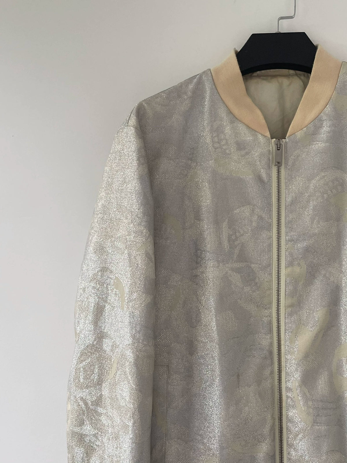 Alexander McQueen | S/S15 Silver Thread Bomber Jacket