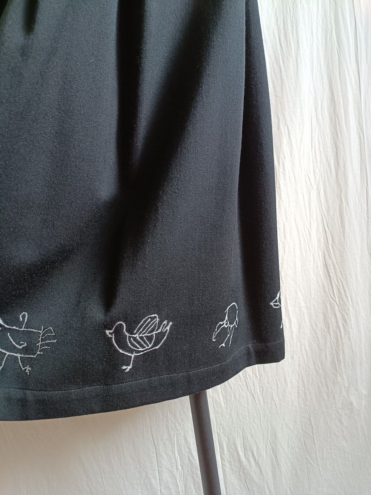 1989 Chalk Drawing | Comme des Garçons Rei Kawakubo Skirt