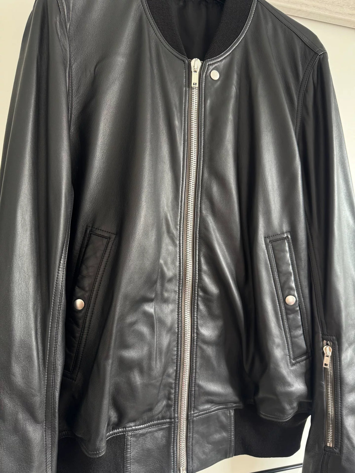 Rick Owens Pants Leather Jacket\