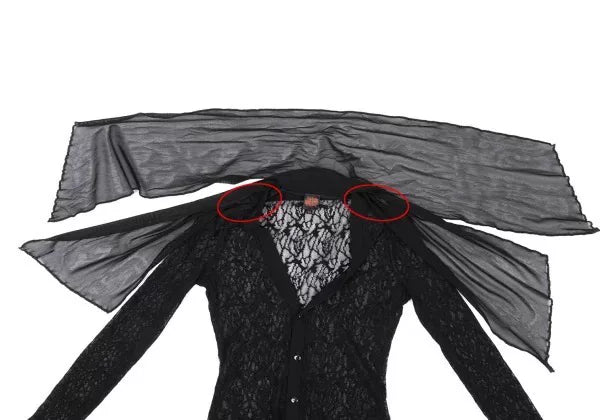 Jean Paul Gaultier Vintage Black Lace Top