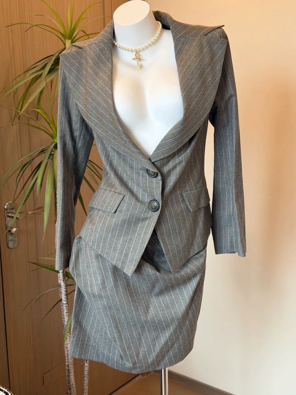vivienne westwood used vintage suit skirt set