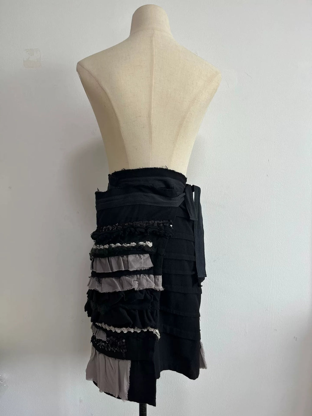 Comme des Garçons Tricot line, Rei Kawakubo, tiered half skirt