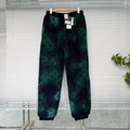 Louis Vuitton Camo All-Over Print Drawstring Wool Green Fleece Pants