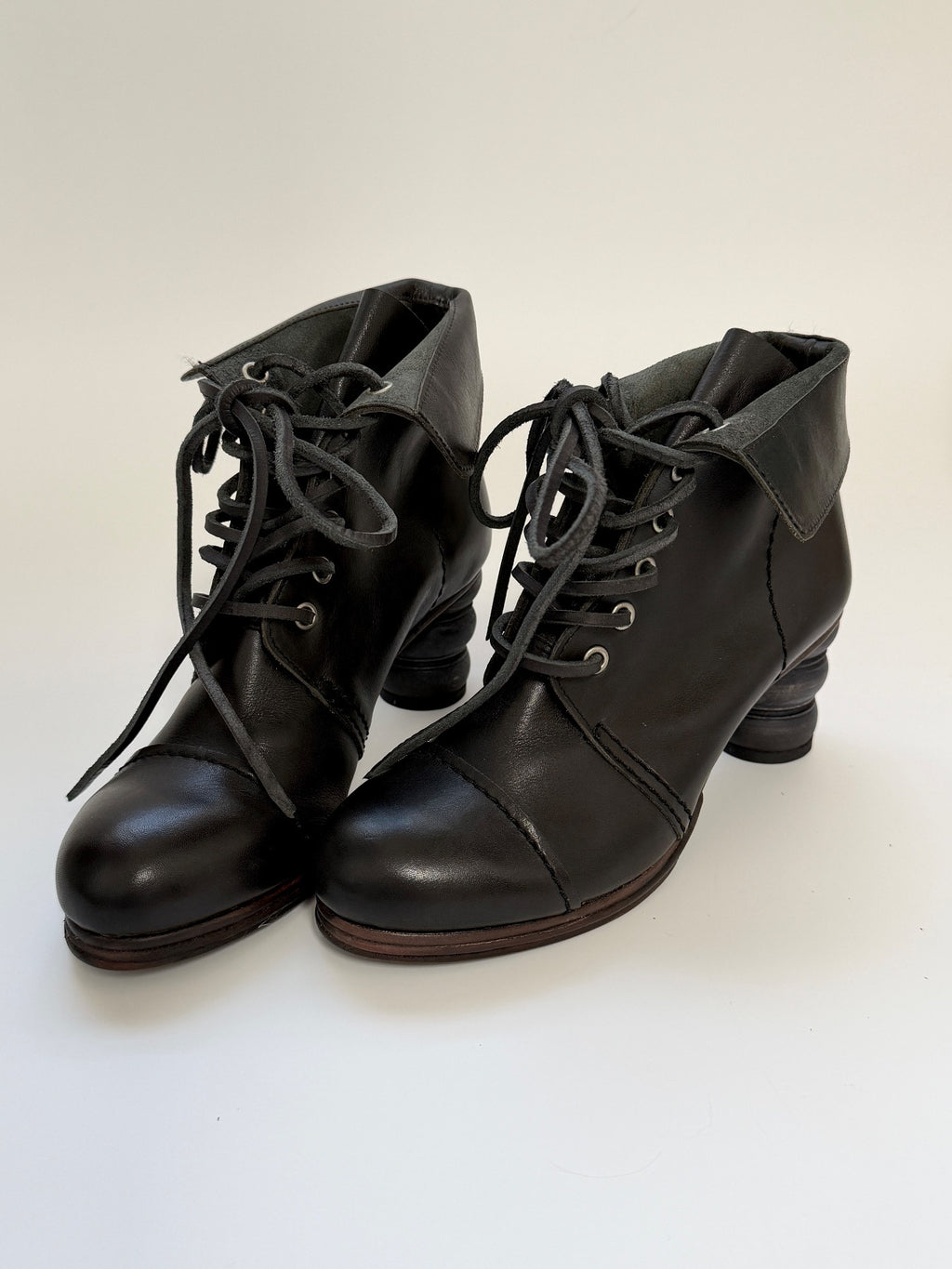 Junya Watanabe Runway Wooden Heel Boots - Devines