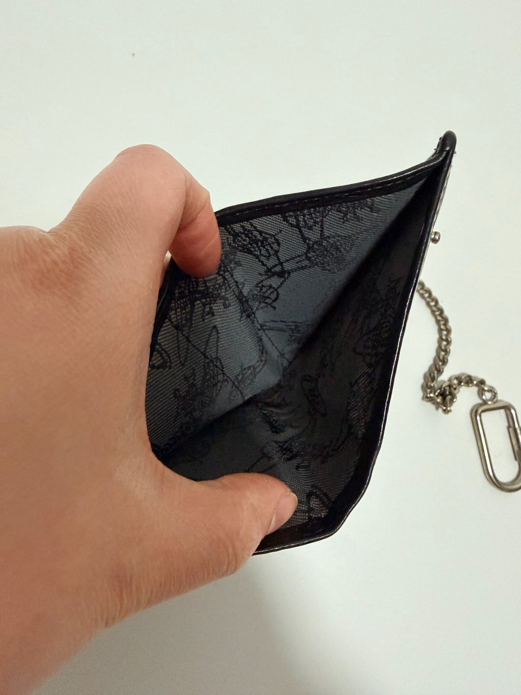 Vivienne Westwood Graffiti Chain Card Holder Wallet