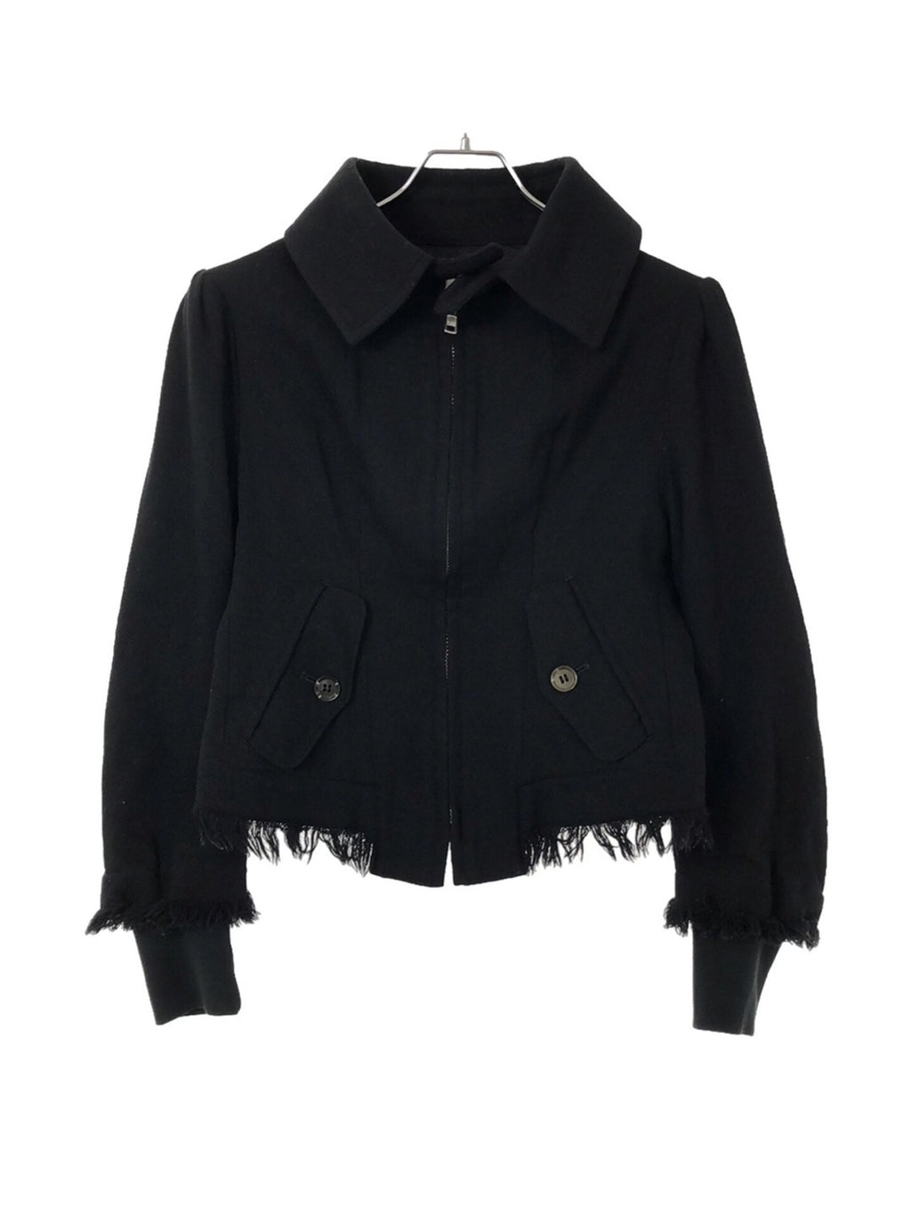Yohji Yamamoto Wool Fringe Jacket