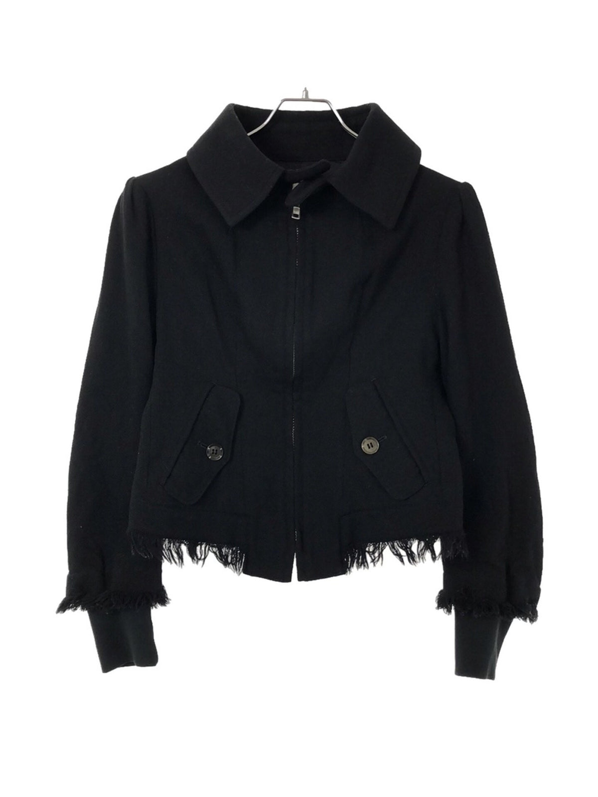 Yohji Yamamoto Wool Fringe Jacket