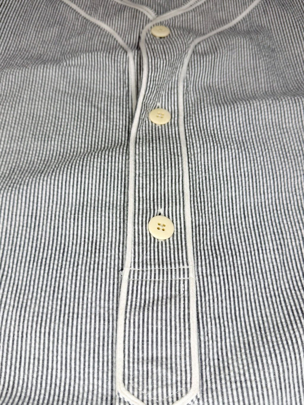 Visvim 23SS Spot Dugout S/S Seersucker Cotton Linen Short Shirt