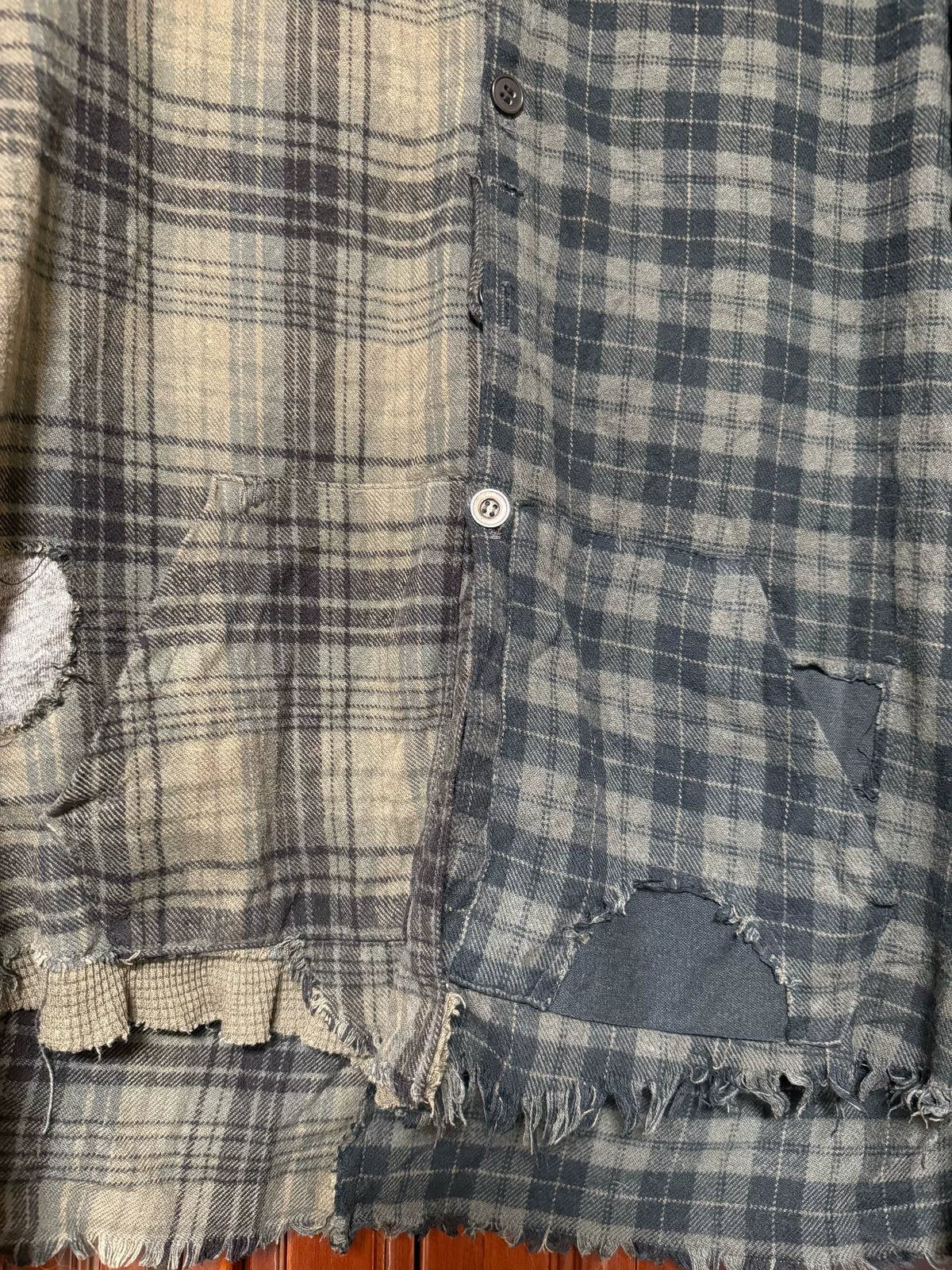 Greg Lauren Flannel Patchwork Jacket