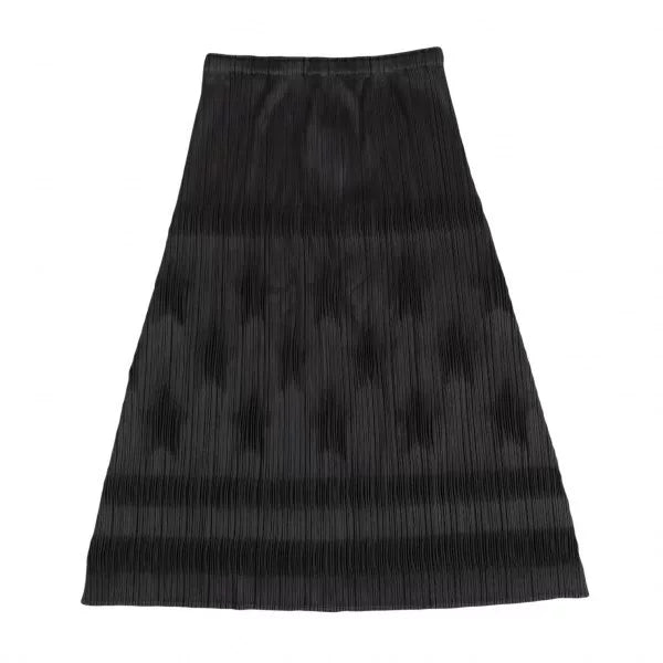 Issey Miyake Vintage Black Star Pleated Skirt