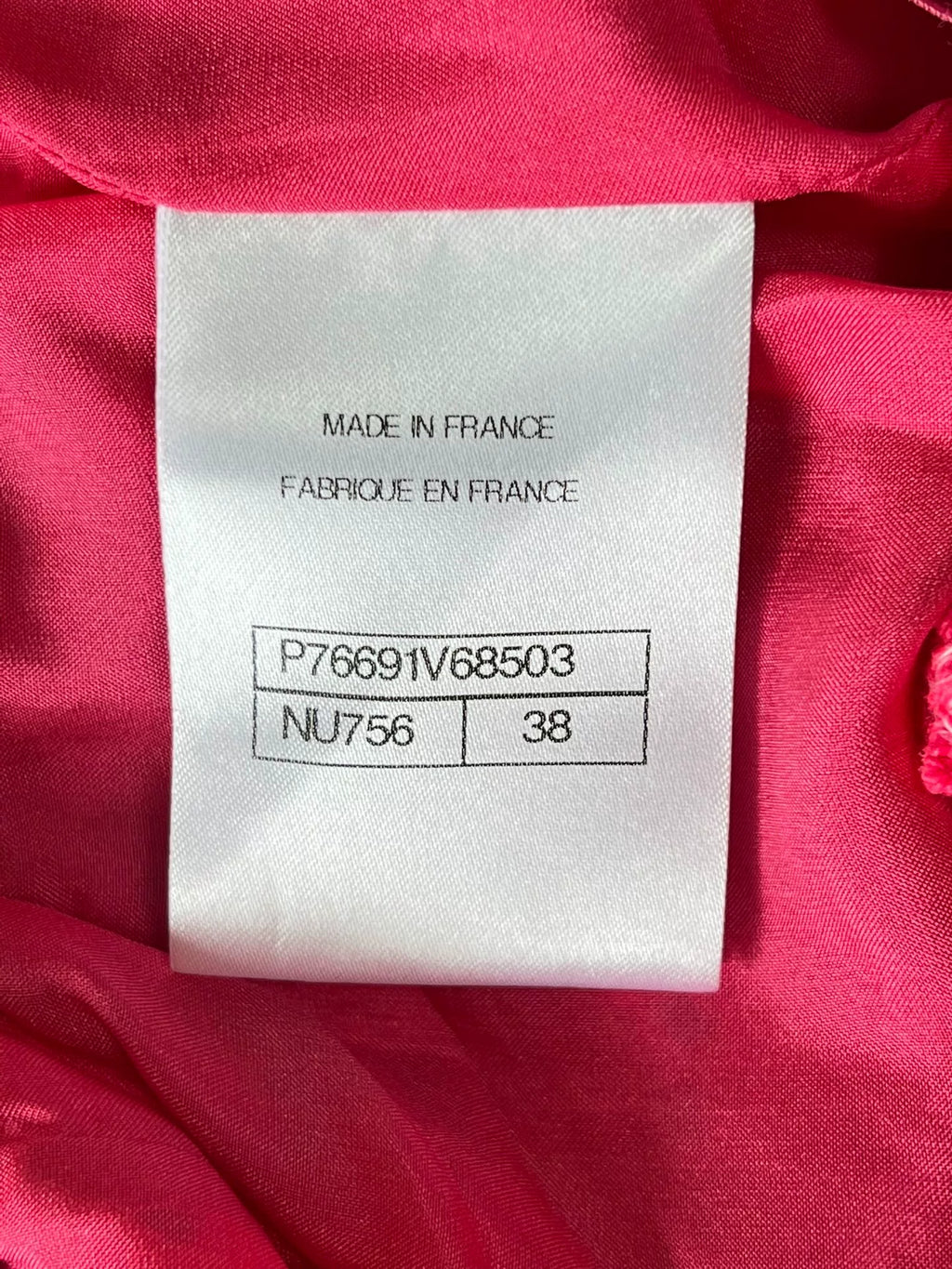 Chanel 24P Pink Tweed Shorts