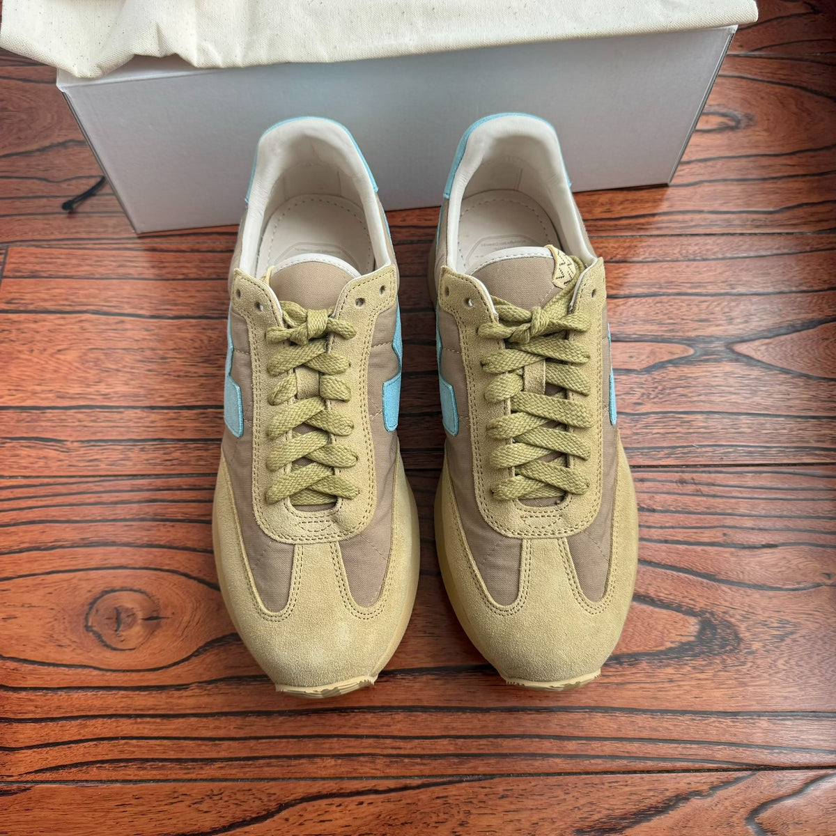Visvim 25SS Fkt Runner Khaki Shoes