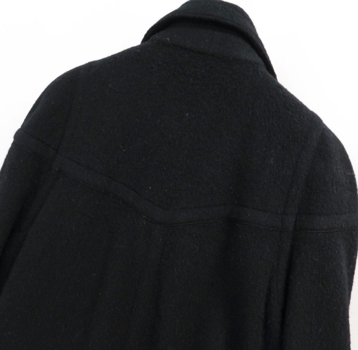 1980s Thierry Mugler Wool Melton Coat