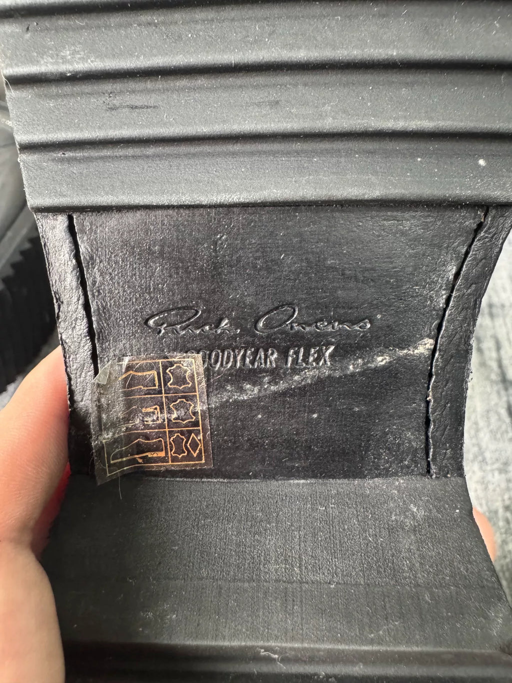 Rick Owens mainline heavy-duty high-top boots