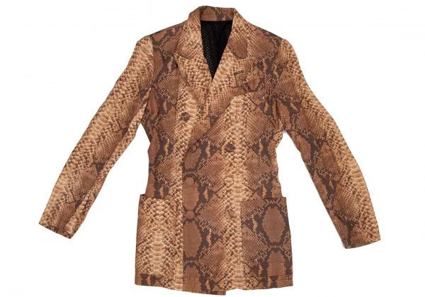 Jean Paul Gaultier Vintage Brown Patterned Blazer