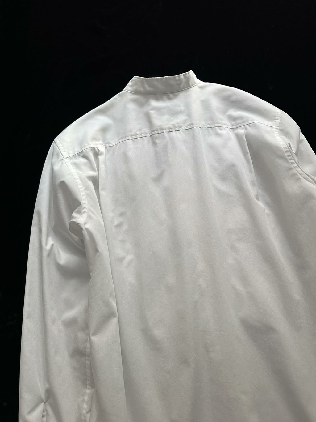 Issey Miyake mainline origami-decorated white shirt