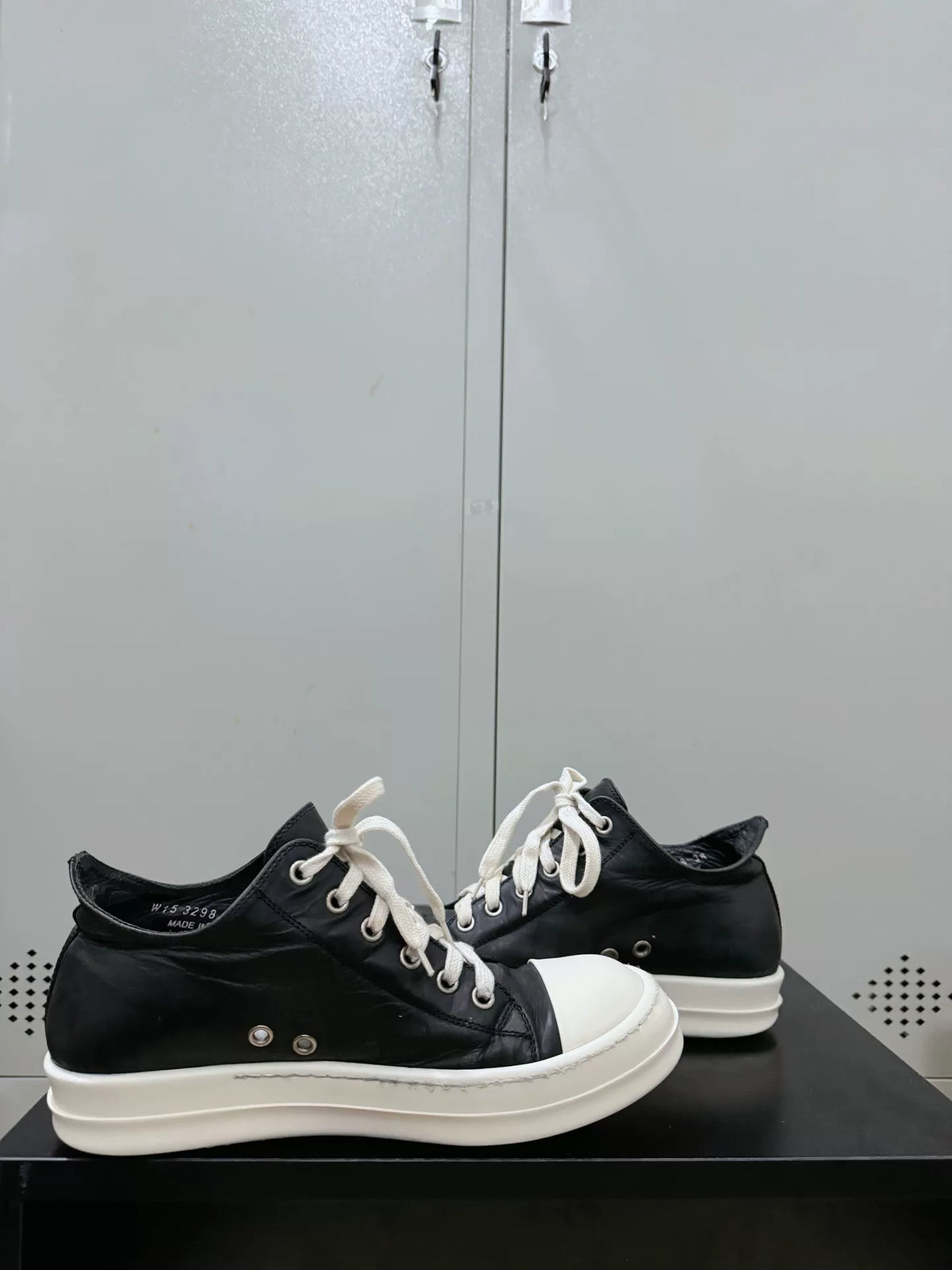 Rick Owens Leather Sneakers