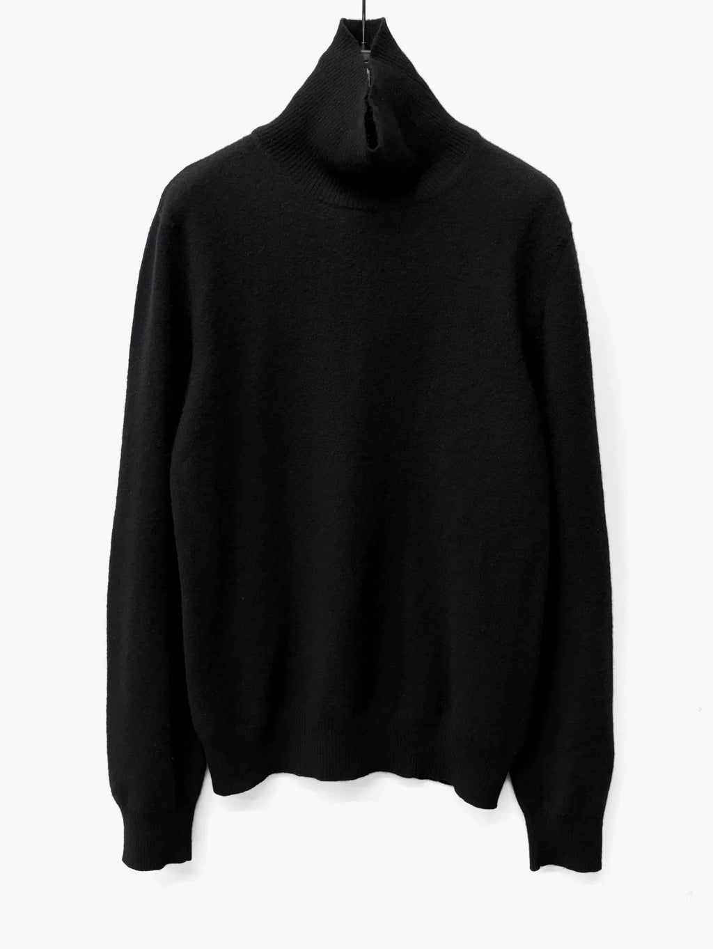 Maison Martin Margiela AW15 Leather Elbow Patch Turtleneck Sweater