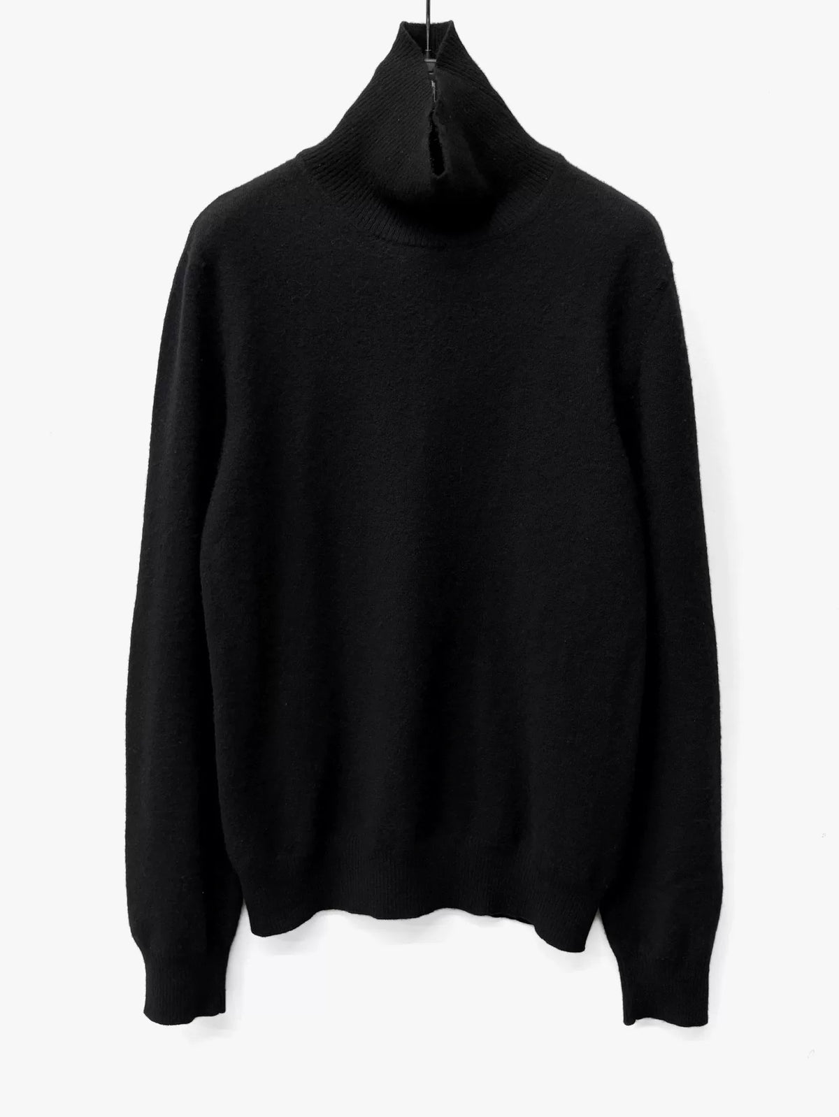 Maison Martin Margiela AW15 Leather Elbow Patch Turtleneck Sweater