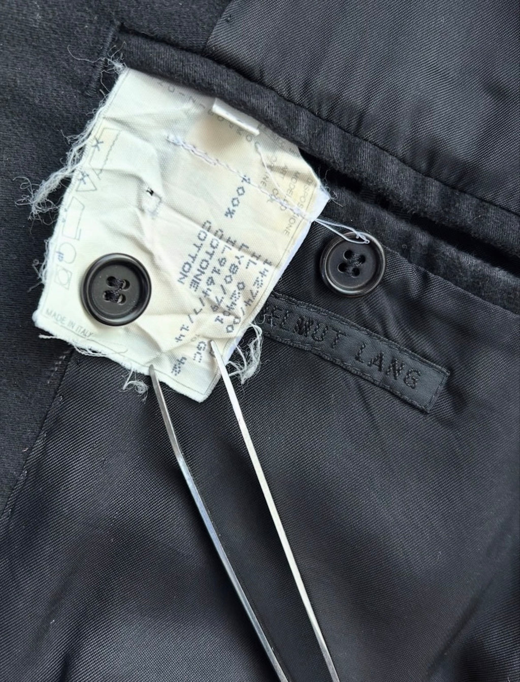 Helmut Lang 1990s Black Jacket
