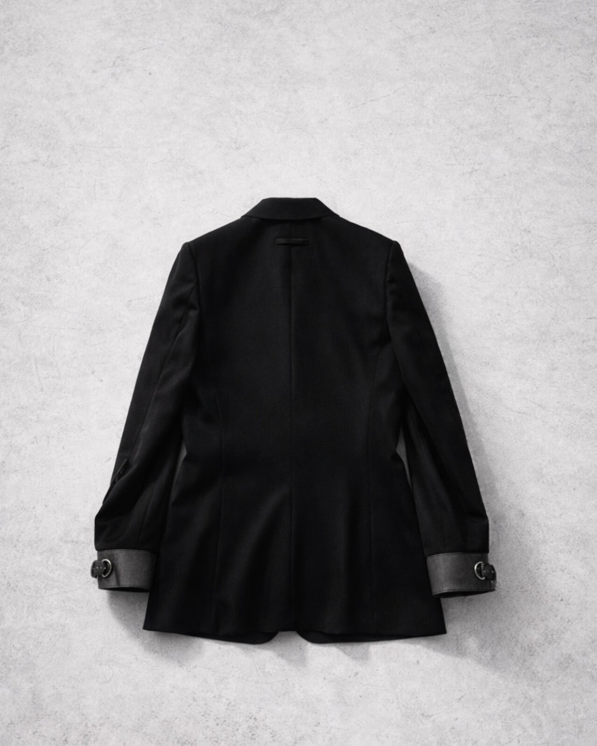 Jean Paul Gaultier Leather Cuff Blazer