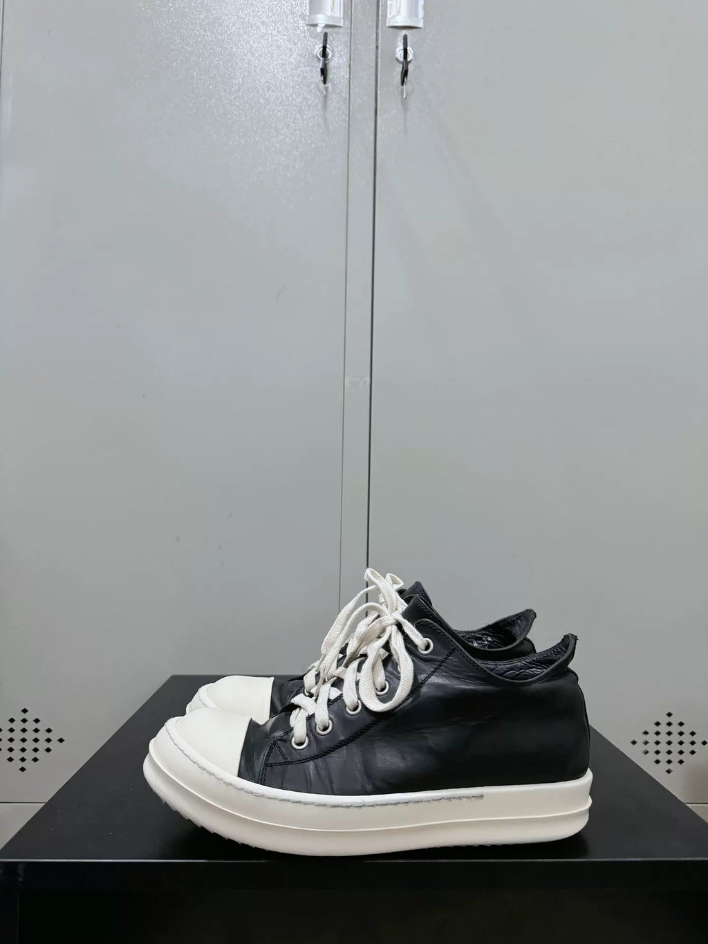 Rick Owens Leather Sneakers