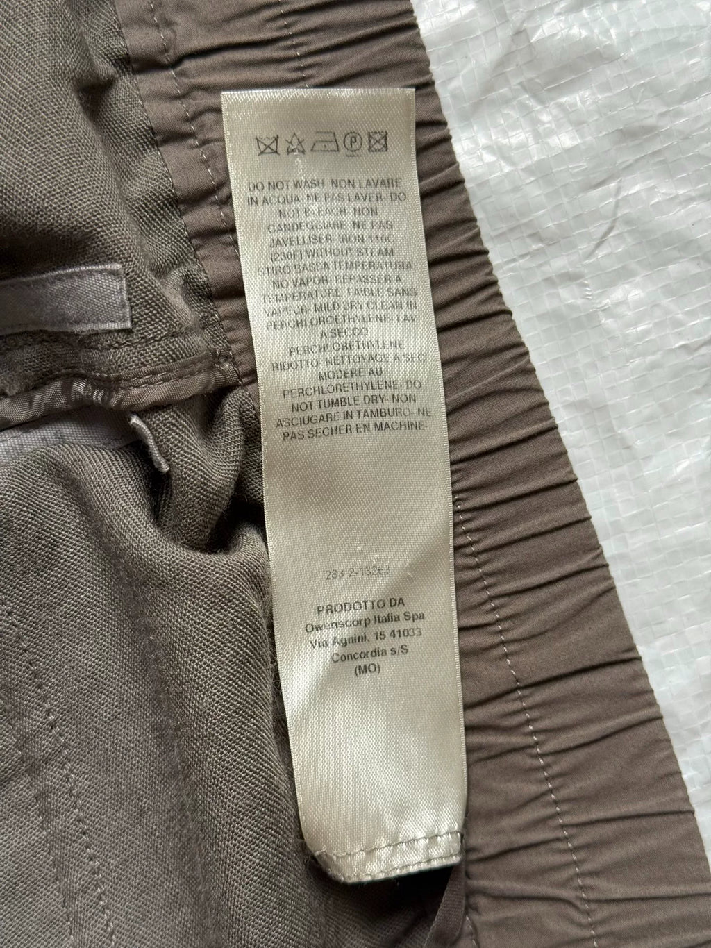 Rick Owens Mainline Astaire Wool Straight-Leg Pants