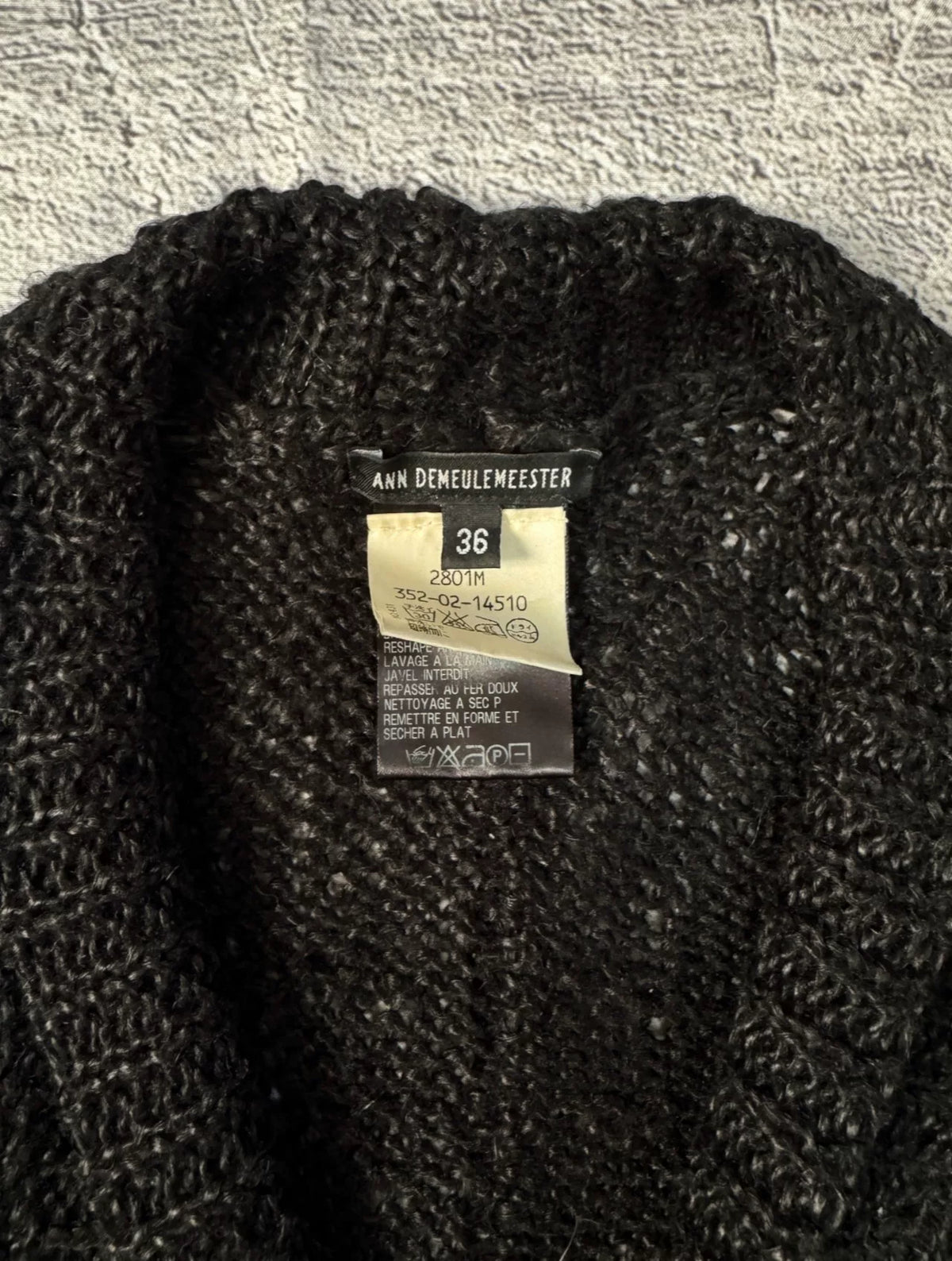 Ann Demeulemeester SS06 Linen Sweater