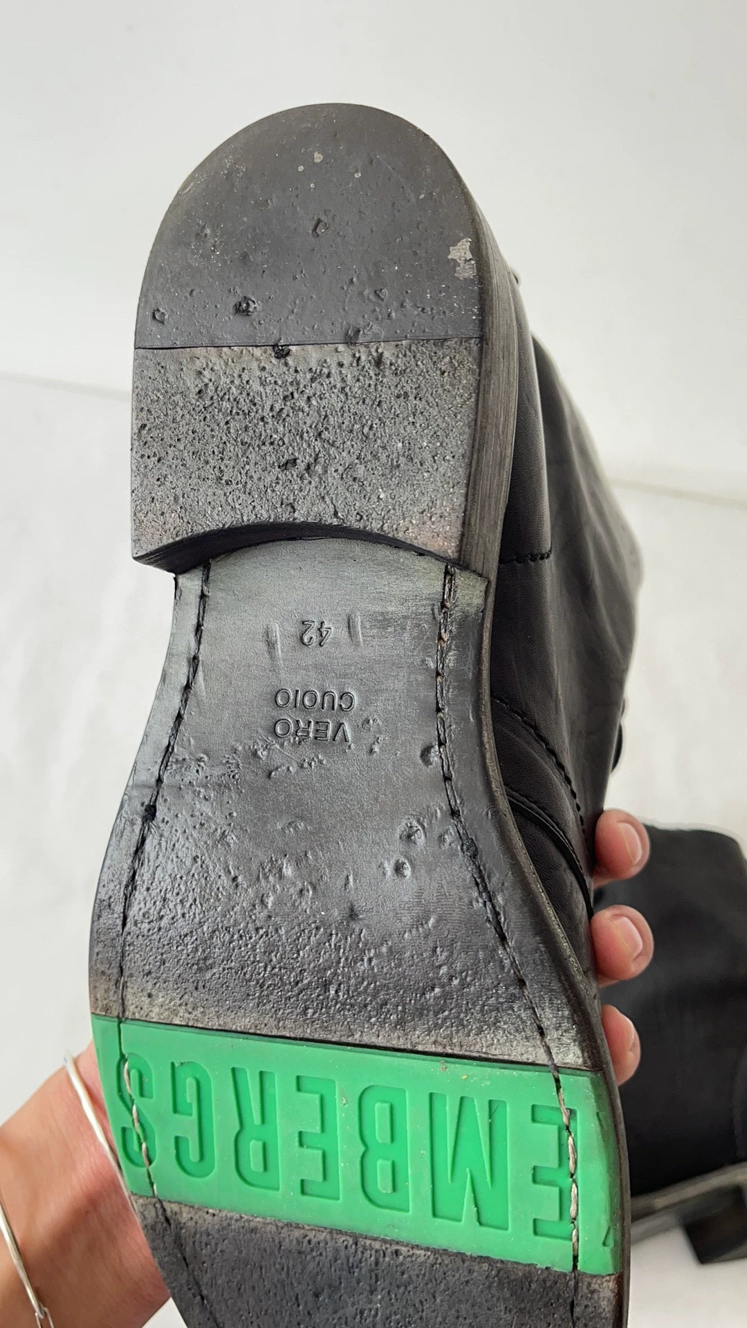 Dirk Bikkembergs Double Layer Buffalo Leather Combat Boots