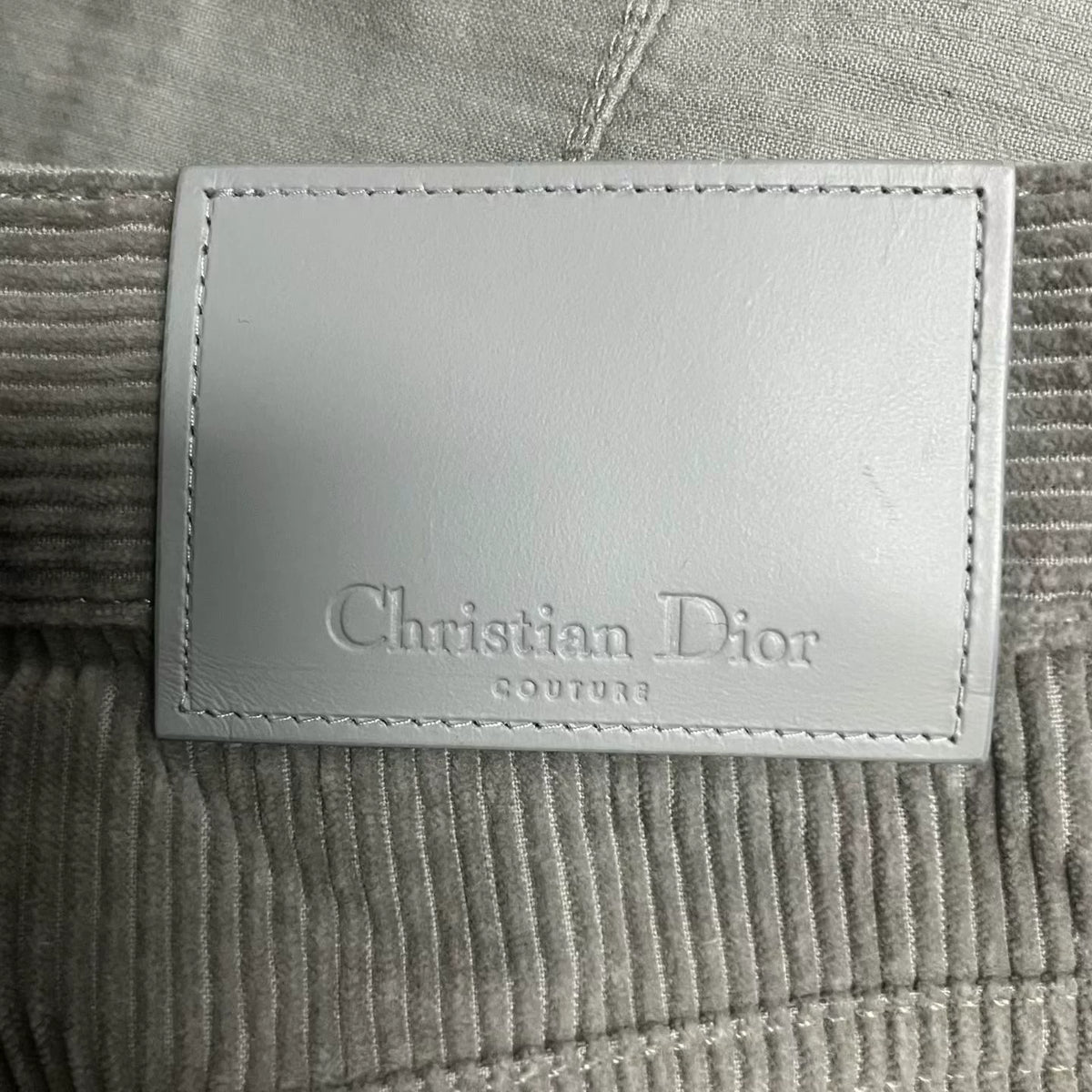 Dior Grey Zip-Up Waterproof Ski Pants