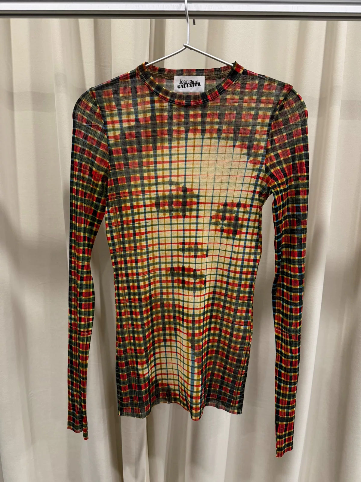 Jean Paul Gaultier mesh long-sleeve