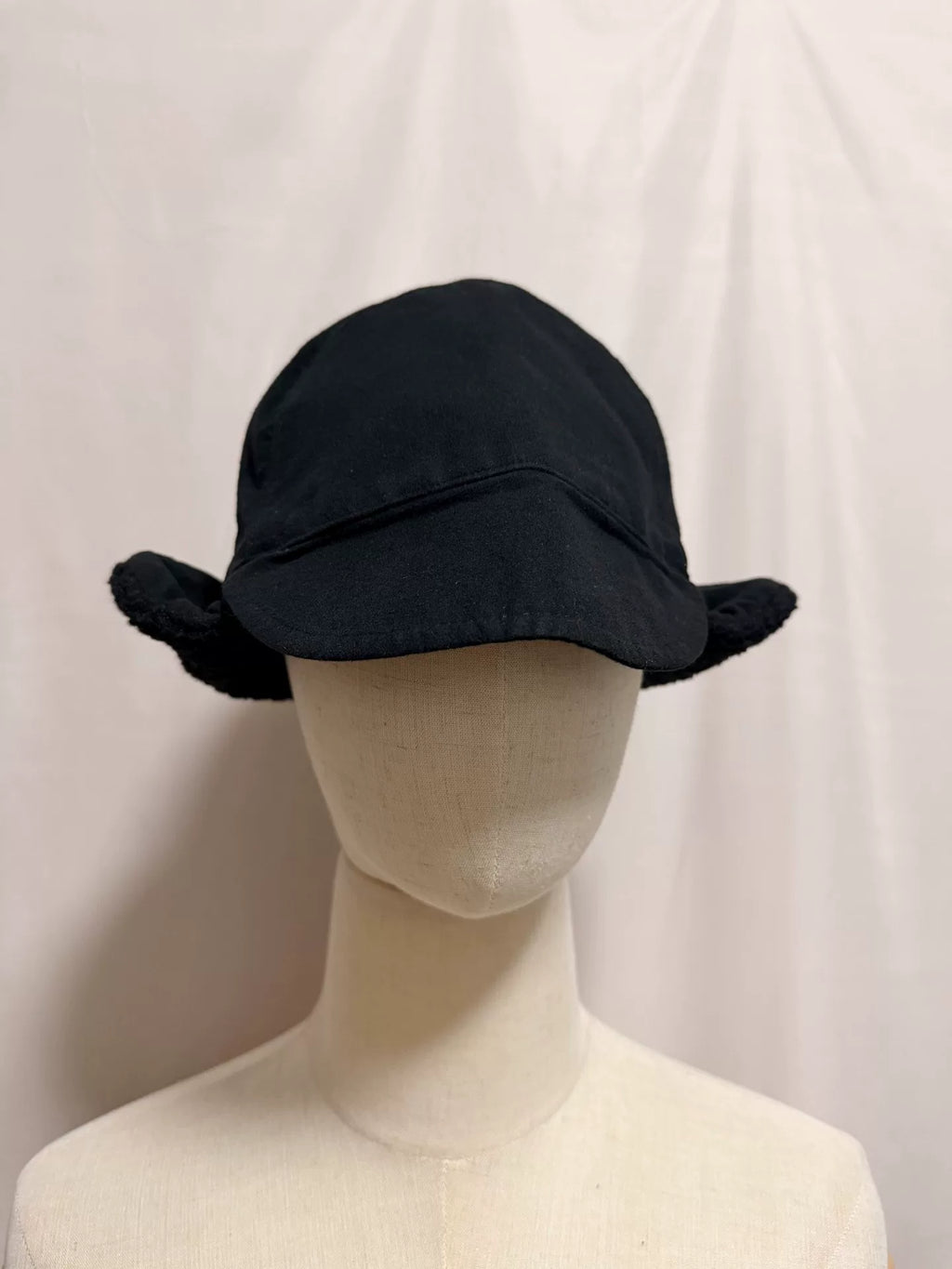 Y's Yohji Yamamoto Black Bendable Brim Hat