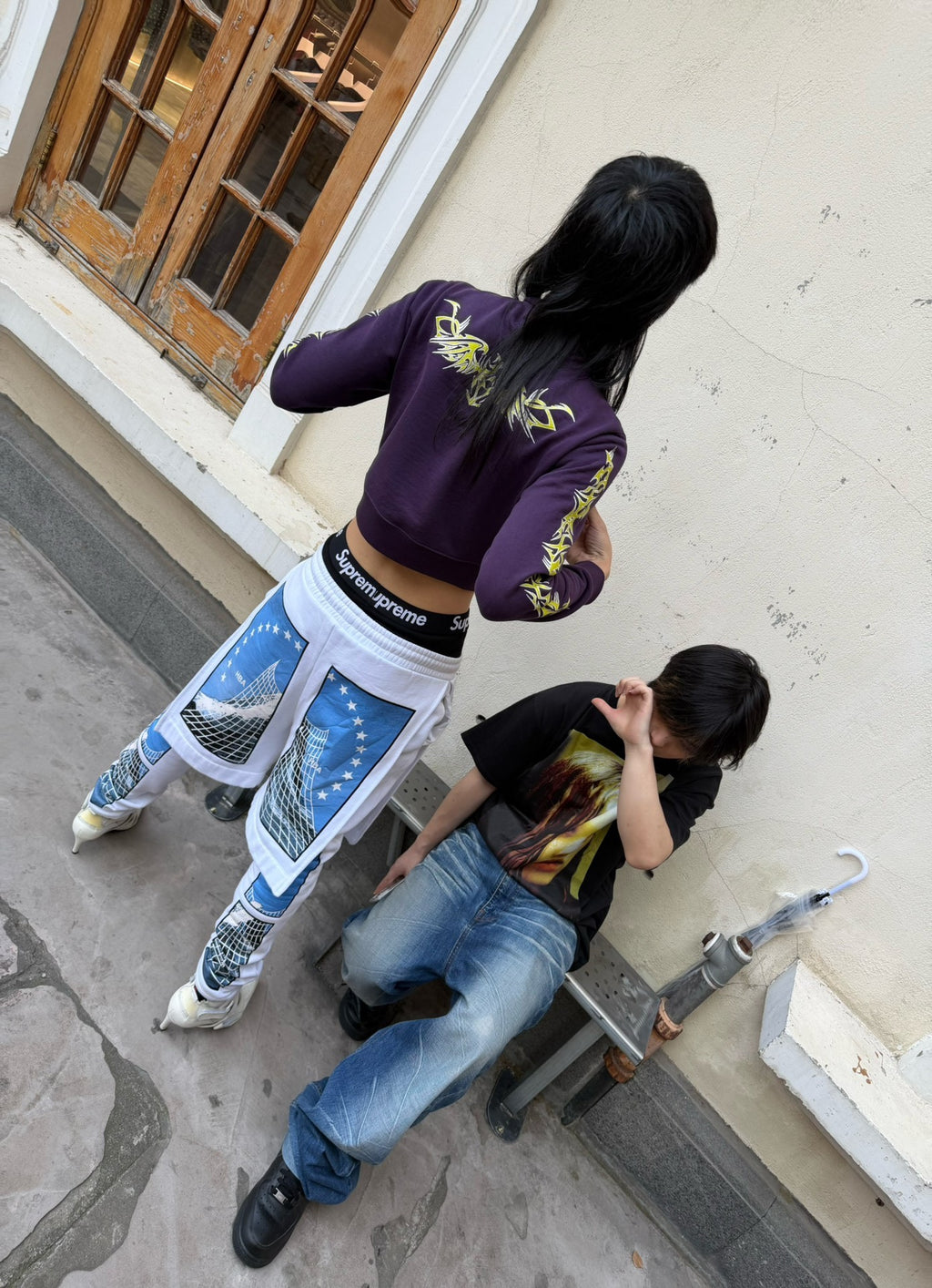 Vetements Beverly Hills Purple Short Jacket