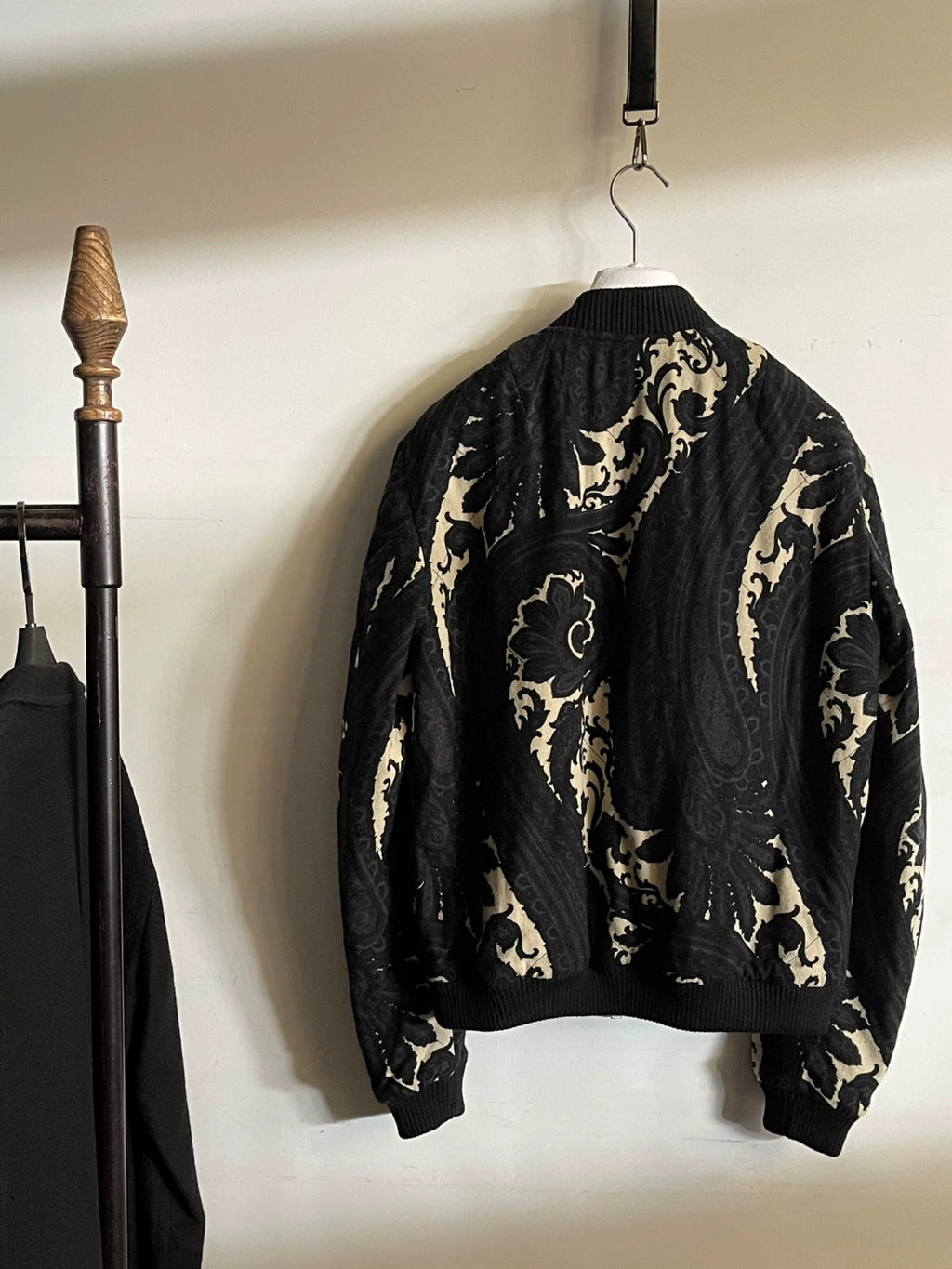 Dries Van Noten FW13 Paisley Wool Flight Jacket