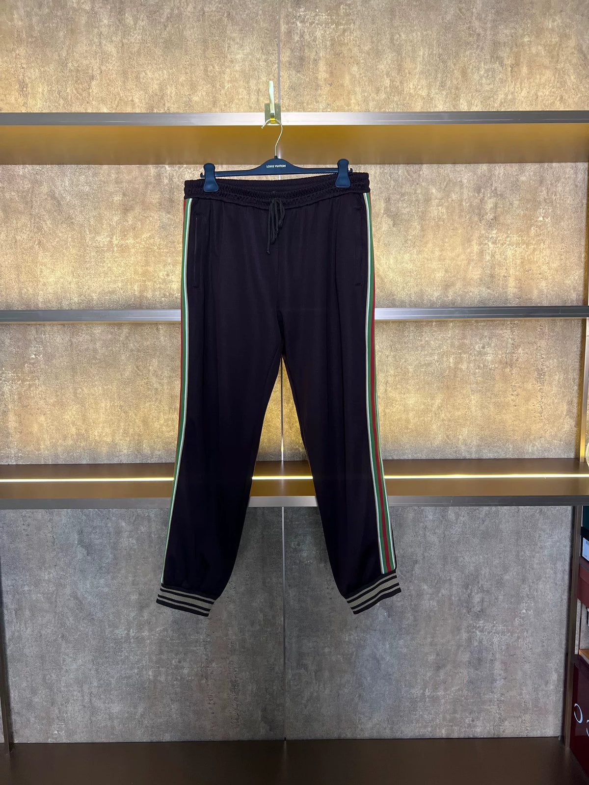 Gucci Red And Green Stripe Pants