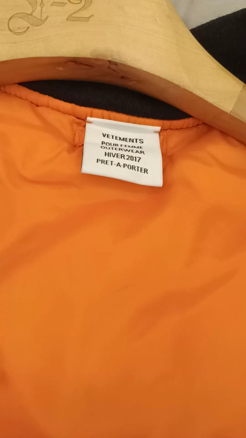 Vetements AW16 Bomber kanye Cotton Jacket
