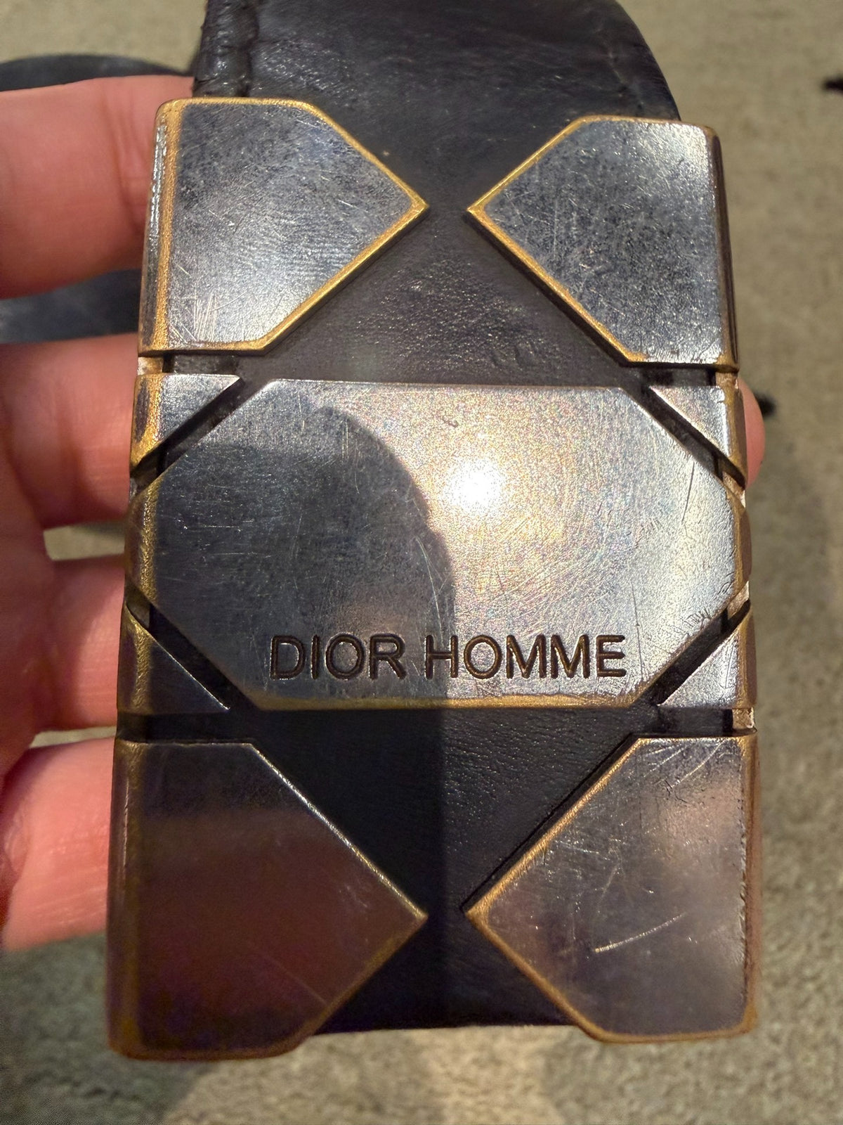 Dior SS07 Metal Python Belt by Hedi Slimane
