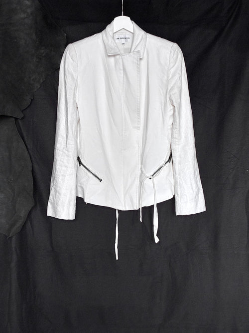 Ann Demeulemeester 97SS White Label Lace-Up Jacket