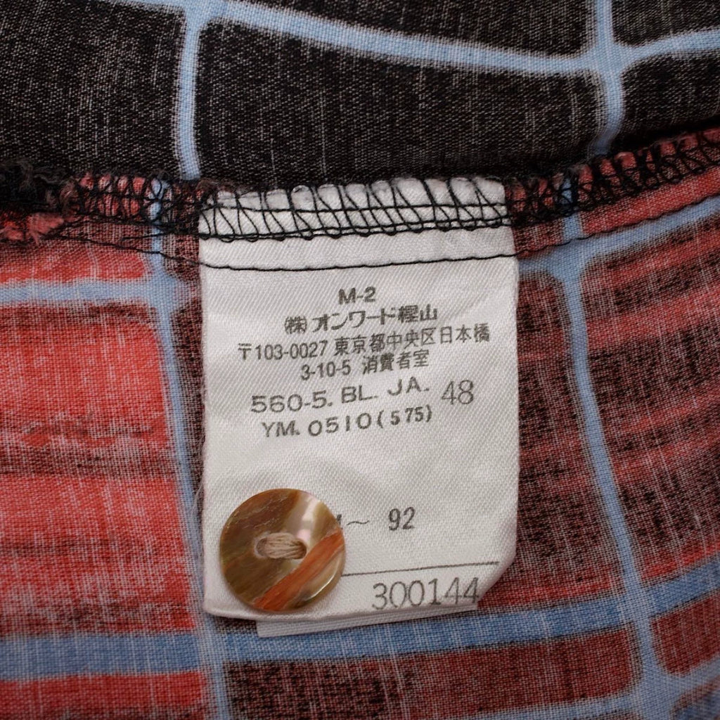 96SS Jean Paul Gaultier Psychedelic Portrait Short Sleeve Shirt