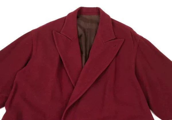 Jean Paul Gaultier 1990s Red Wool Coat