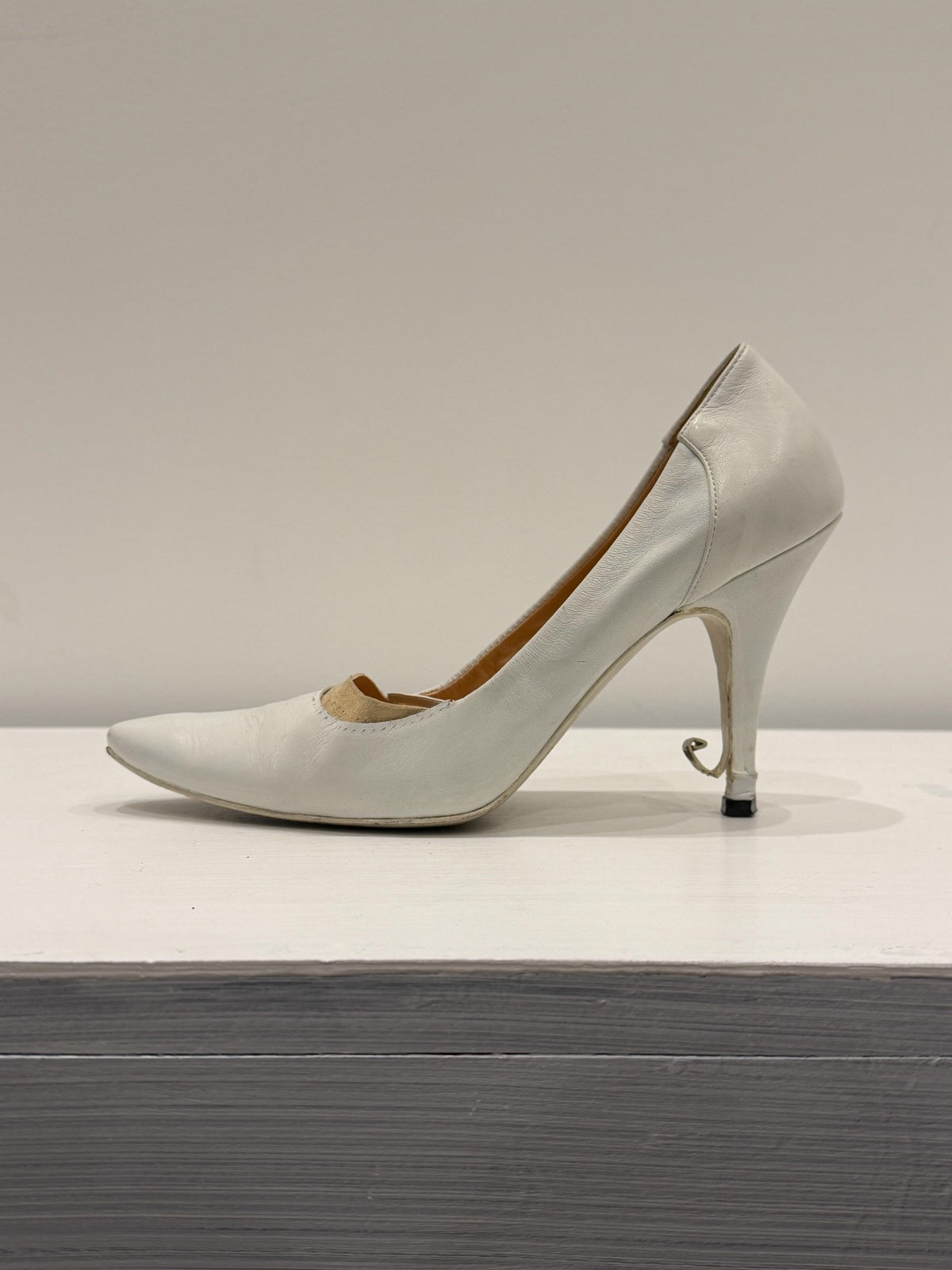 Maison Martin Margiela SS05 'Unfinished' Leather Heels
