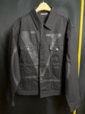 Valentino Black V Logo Denim Jacket