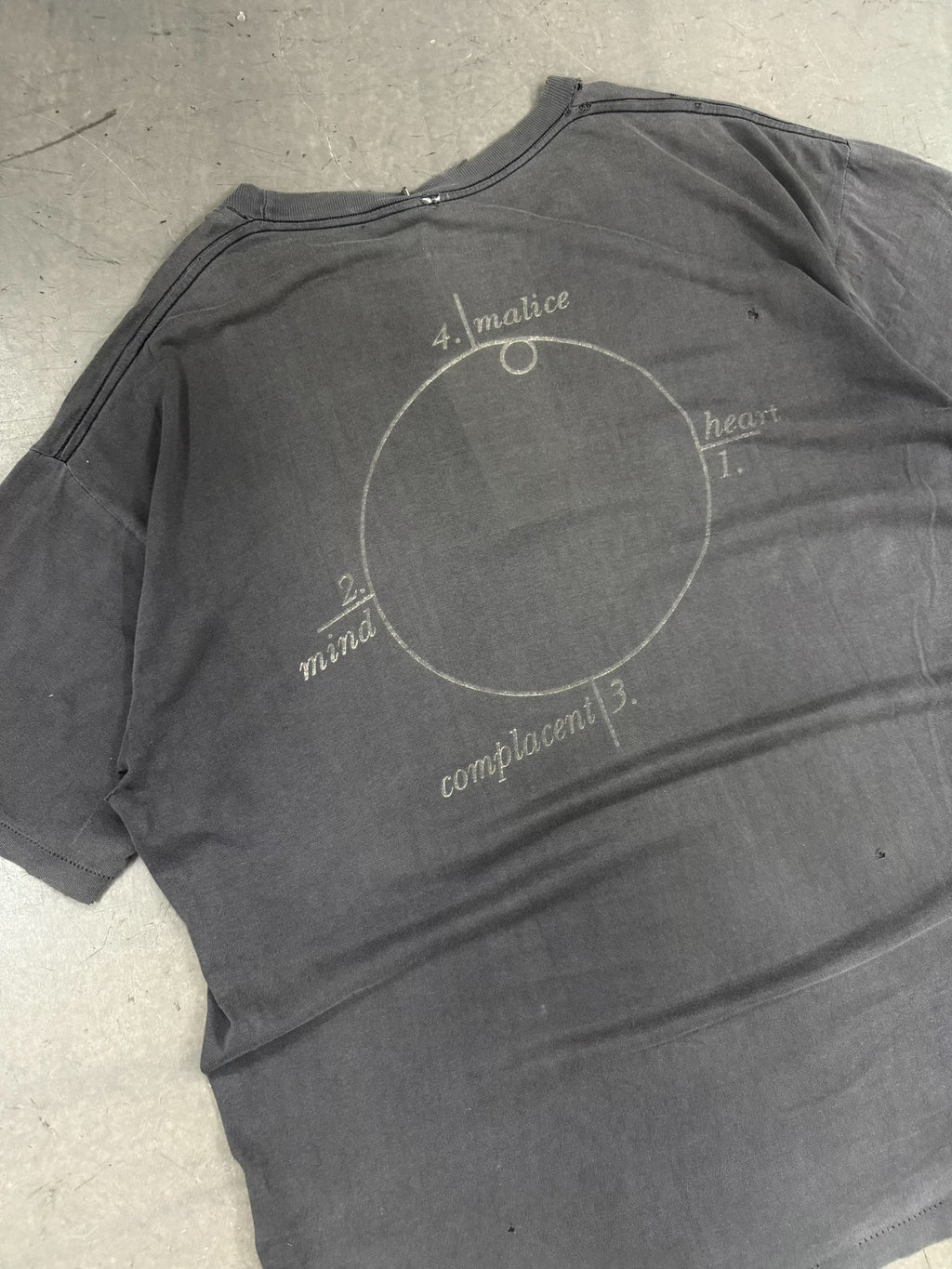 90s Marilyn Manson Short Sleeve Distressed Top