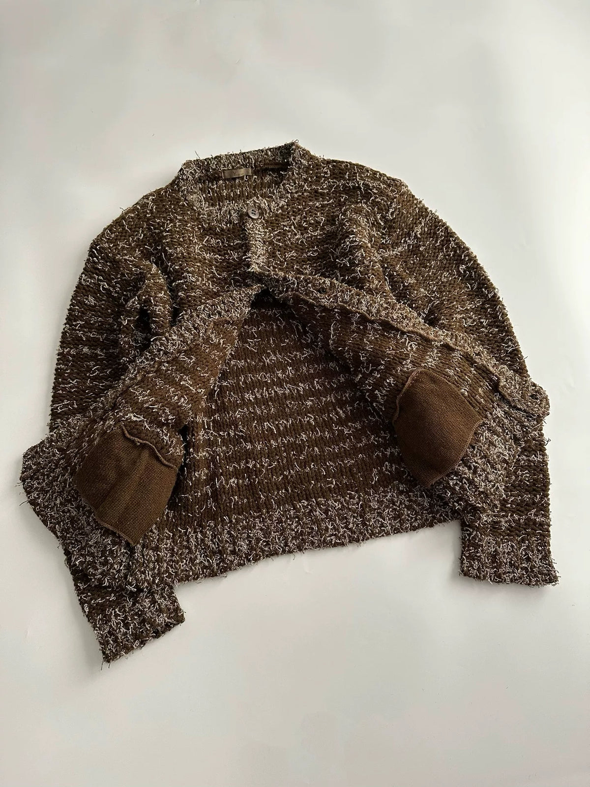 Yohji Yamamoto early men's line snowflake sweater cardigan