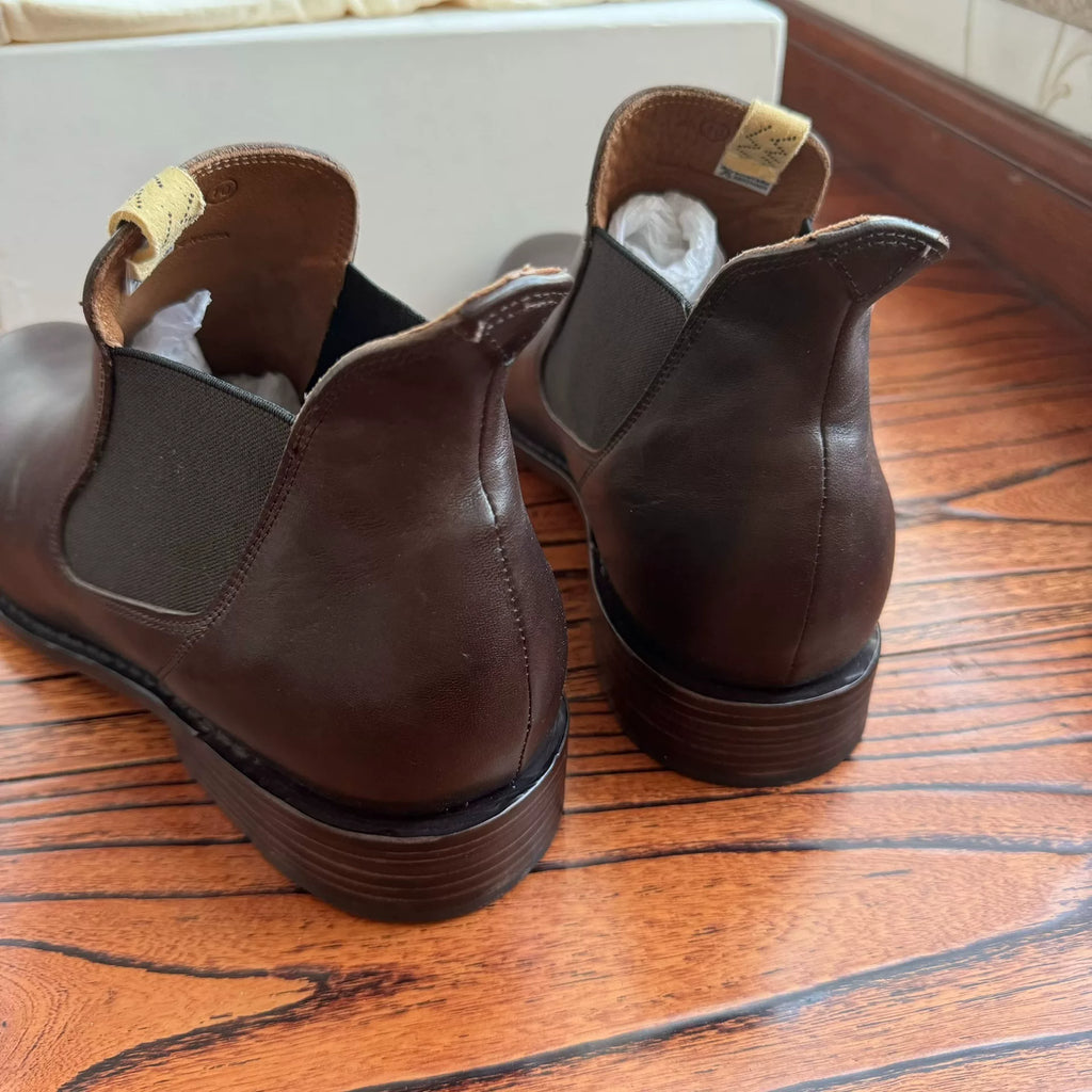 Visvim 24aw Gornergrat mid-folk Chelsea boots