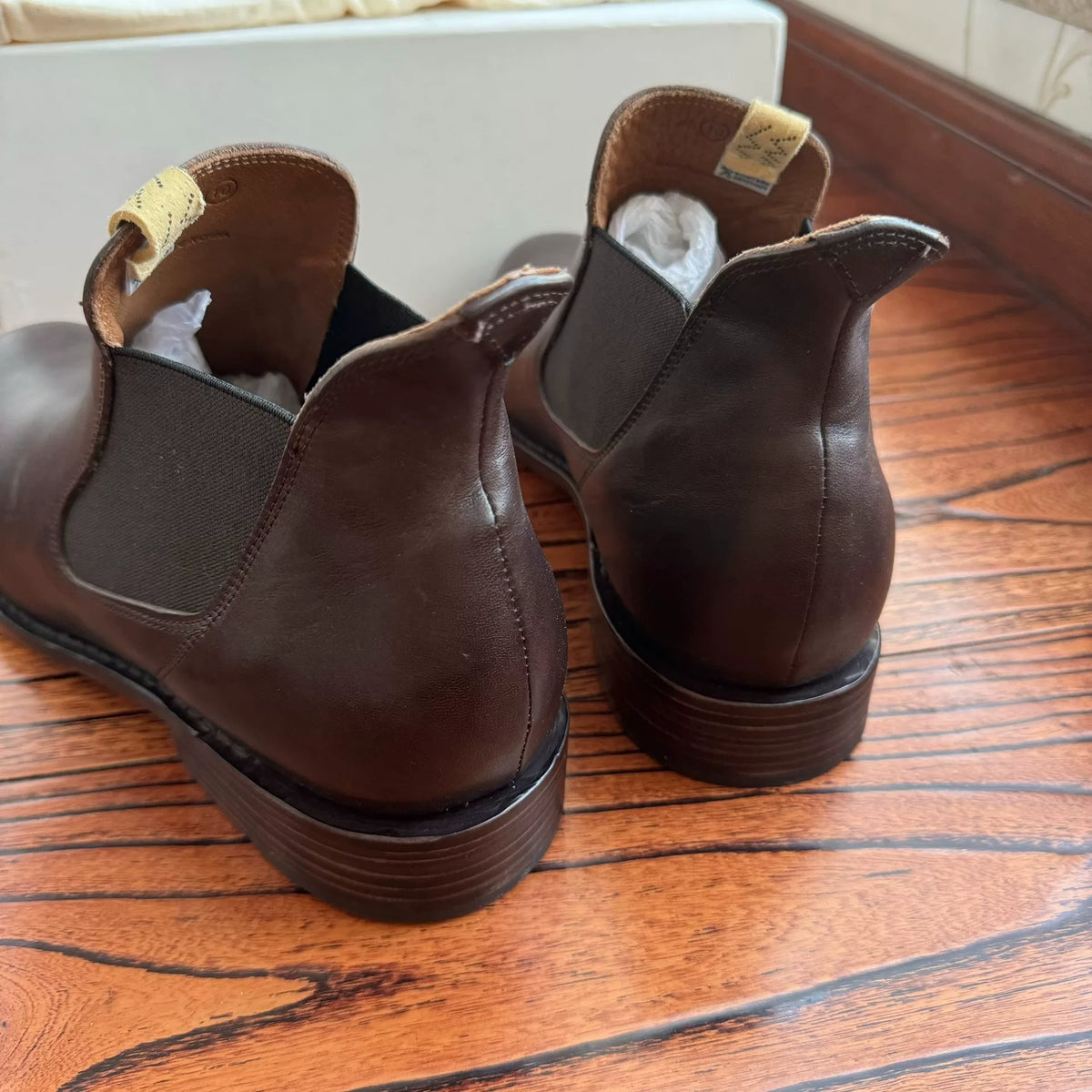 Visvim 24aw Gornergrat mid-folk Chelsea boots