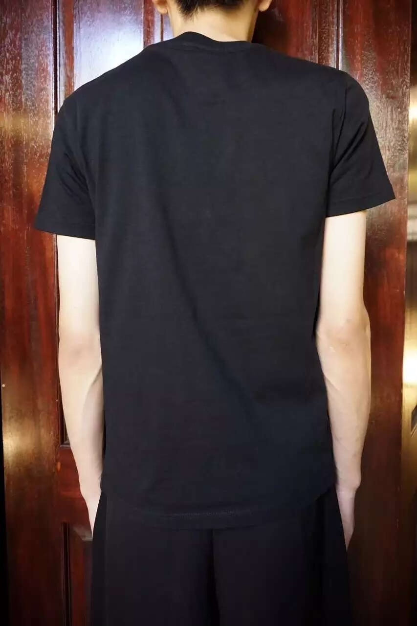 Alexander McQueen SS16 Embroidered Skull Short Sleeve Cotton T-Shirt