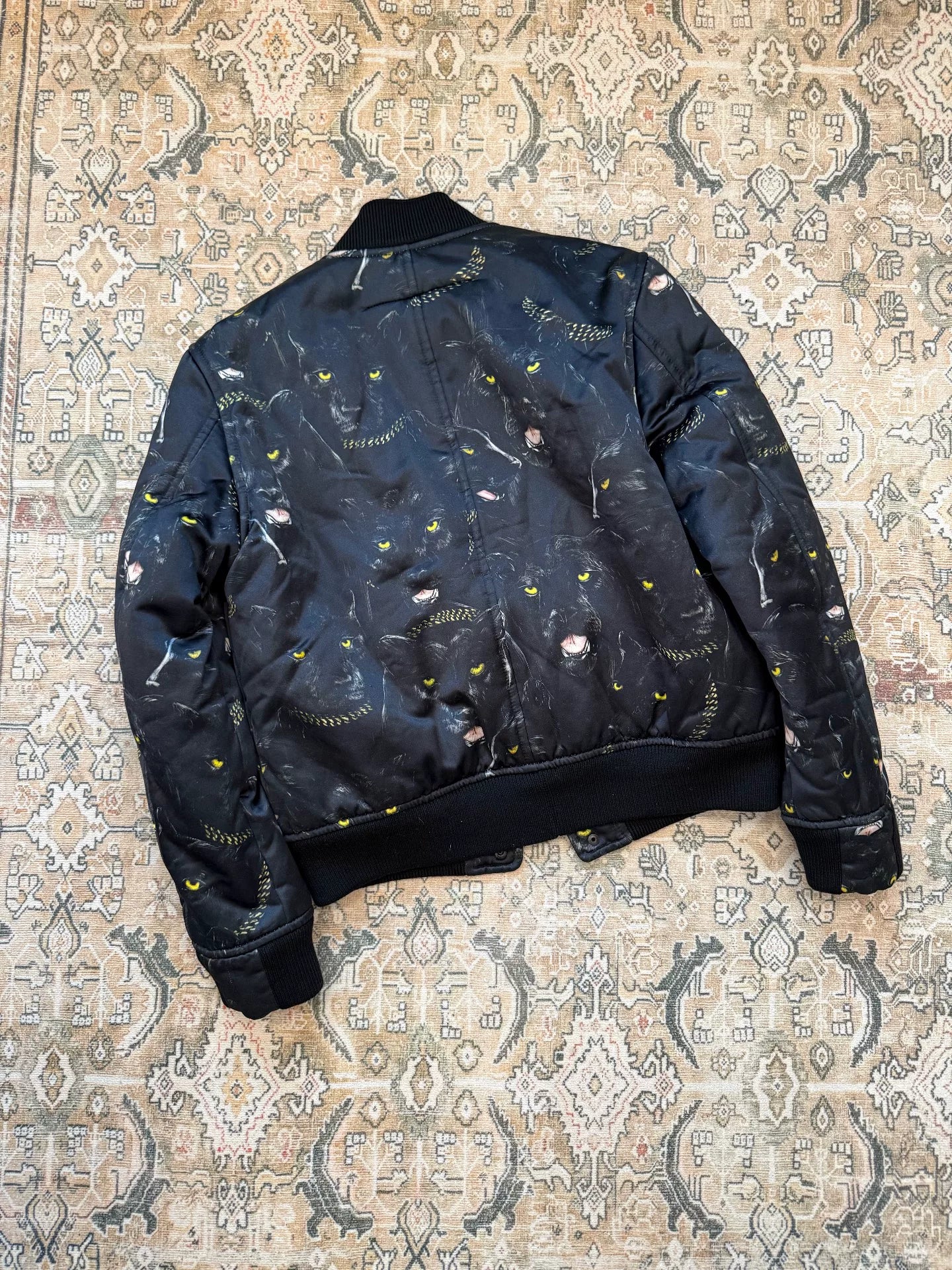 Givenchy Black Panther Padded Jacket