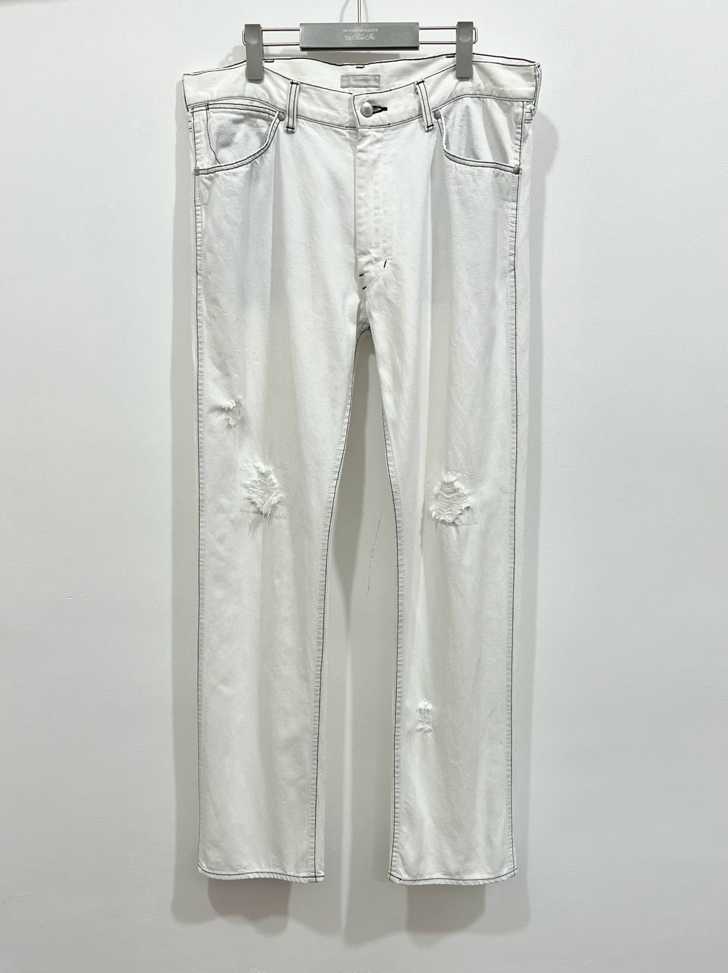 Number (n)ine 02SS "The Modern Age" White Pants