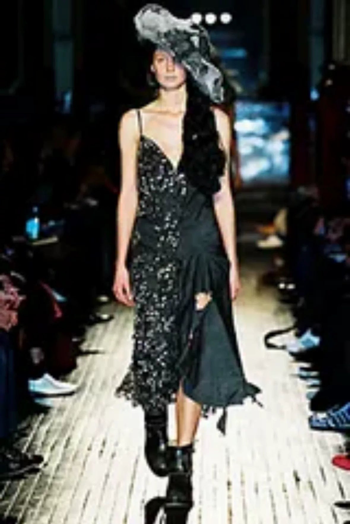 Junya Watanabe 2003 Lace Beaded Top